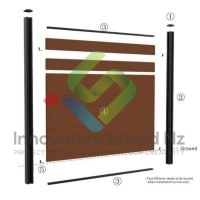 Rapid Fence Composite-Slat wall fence - rapid fence composite slat wall fence - 9 - Innovative Shield NZ